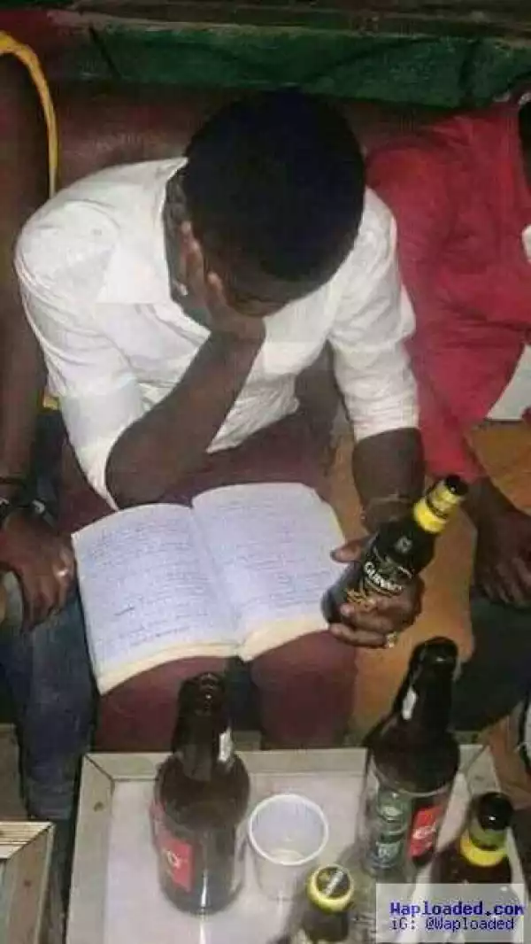 LOL!! See What Exam Feaver Did To This Young Man